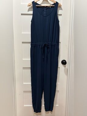 CAbi French Navy Jumpsuit